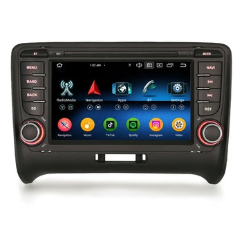 Lecteur DVD de voiture 7 "ES5577A Android 14.0 avec DSP GPS et IPS BT5.0 CarPlay Auto Amplificateur 4G pour AUDI TT MK2 Auto Stereo