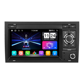 MEKEDE EU Stock 7 pouces Android Headunit avec boutons réels pour Audi A4 2002 à 2009 ans voitures prise en charge FM ASP RDS 1024*600P