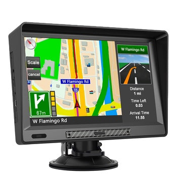 Navigateur GPS portable PND WINCE6.0 systÚme 8 + 256 Go lecteur à écran tactile 9 pouces Radio Android Bluetooth Navigation GPS