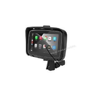 MEKEDE EU Stock 5 pouces écran tactile sans fil Android multimédia voiture-play double canal BT étanche pour moto universelle