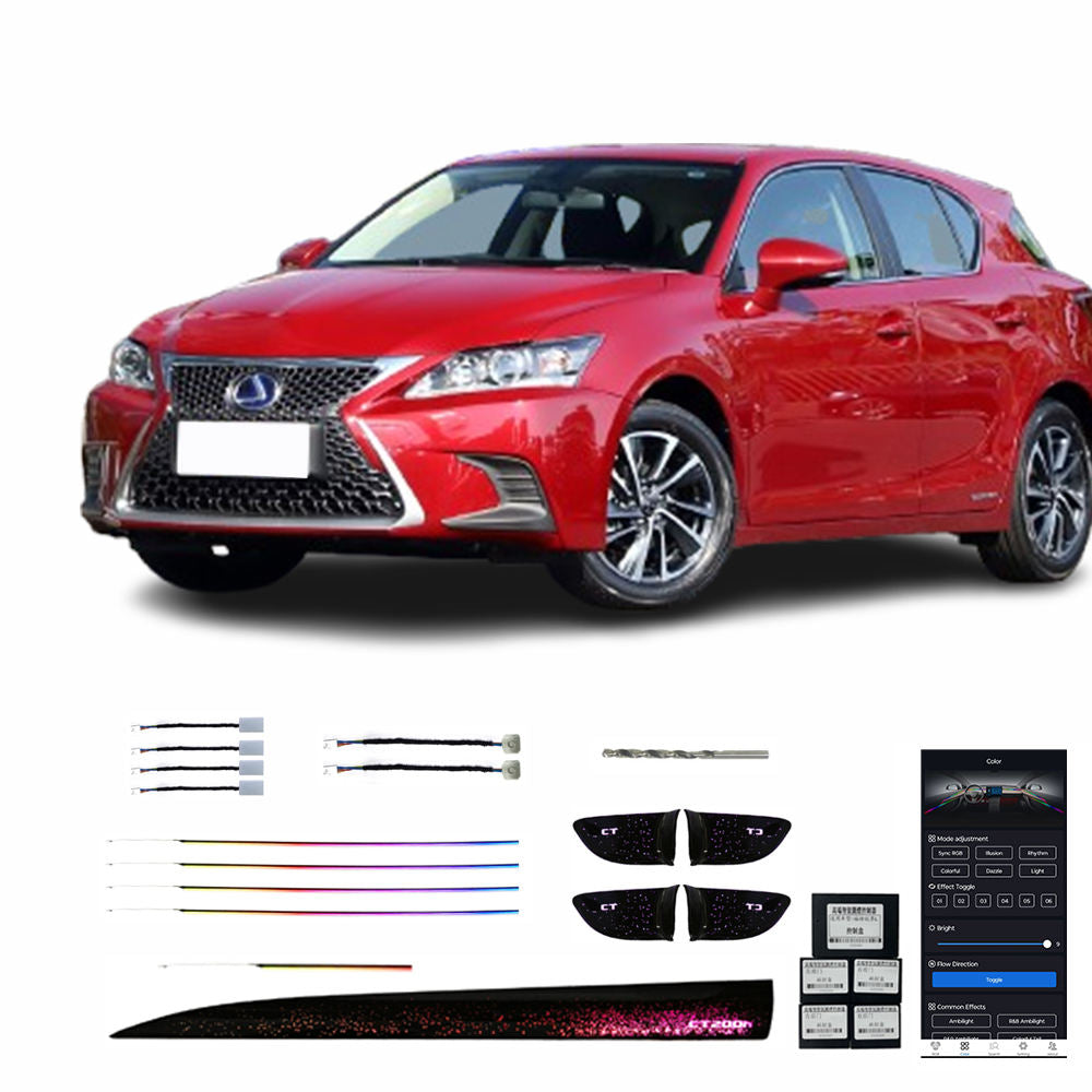 Lexus 12-20 CT200 Ciel Etoile 16 Lumières Ambiance Intérieur Voiture Luxe Haut De Gamme