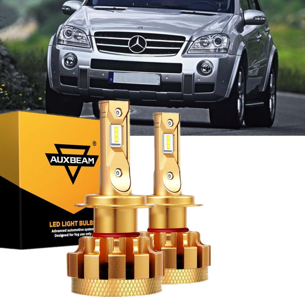 For 2007-2015 Mercedes-Benz ML63 AMG with Halogen Headlamps F-16 Plus Series Built-in Canbus LED Light Bulbs High Low Beam Bundle - Auxbeam – éclairage LED auto