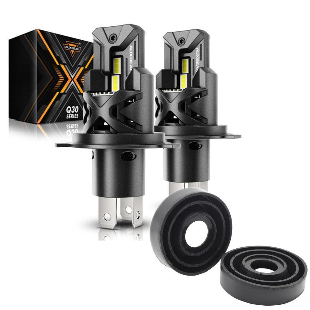 H4/9003 LED Headlight Bulbs Q30 Series Brightest Wireless 110W 24000LM 6500K Cool White | 2 Bulbs - Auxbeam – éclairage LED auto