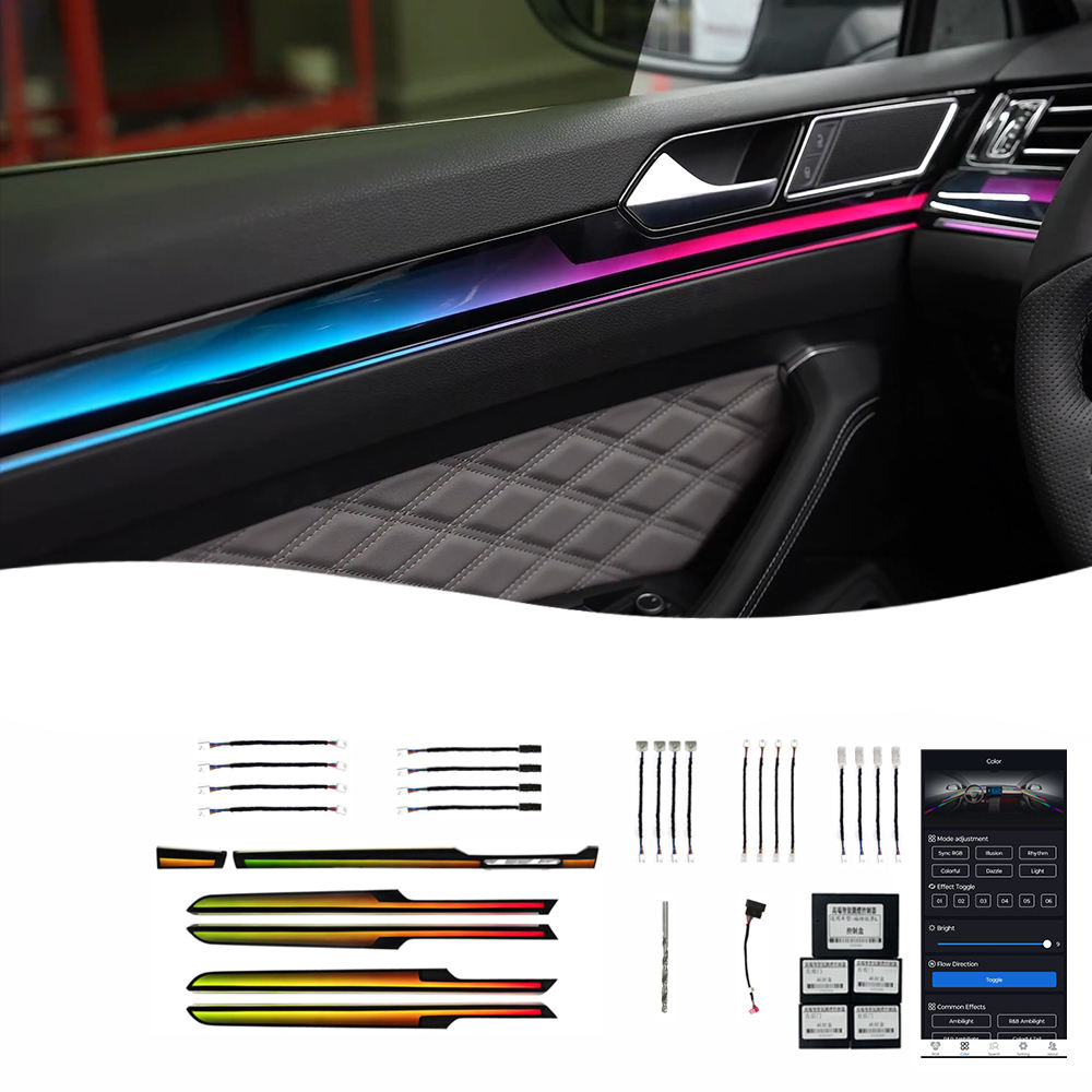 Volkswagen 17 23 Magton Lumière Dynamique 29 Lampes Ambiance Intérieur Voiture Haute Qualité Vente Usine Modification