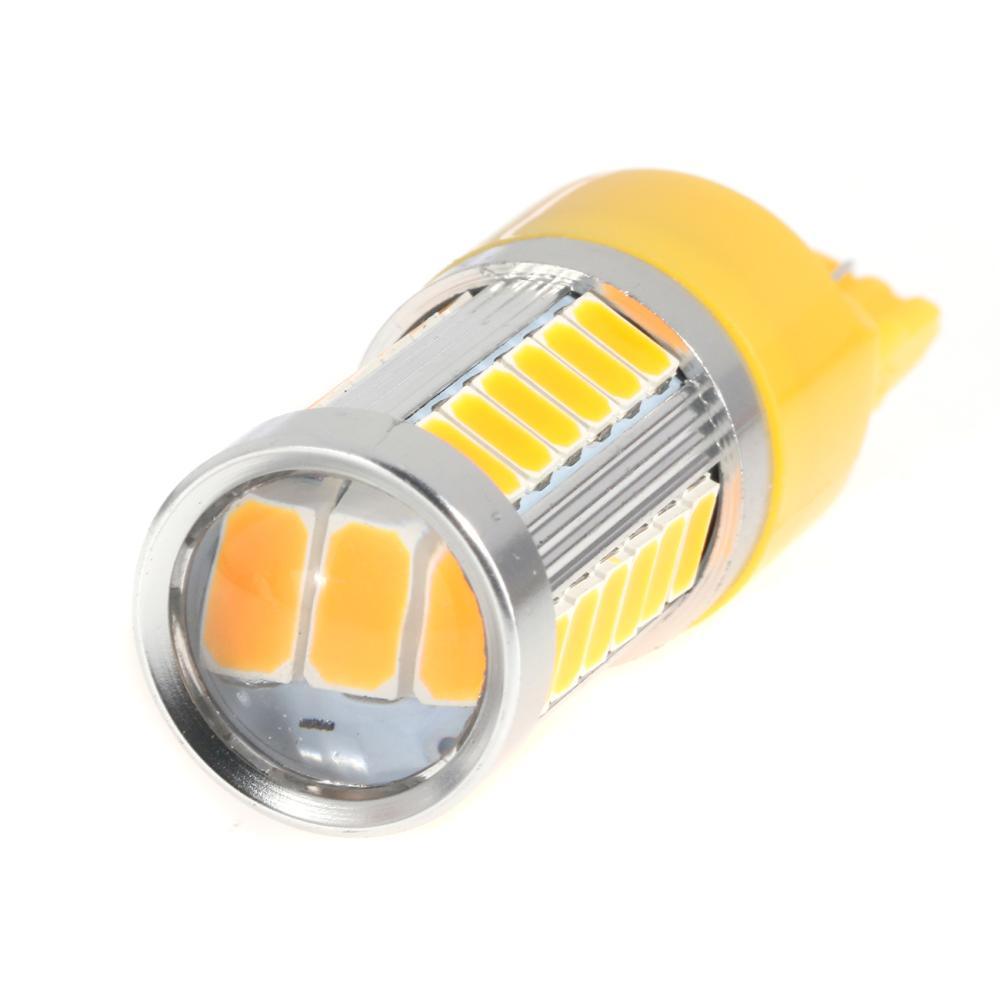 (2PCS/SET) 7443/7440 Amber Brake Light Car LED Light Bulb