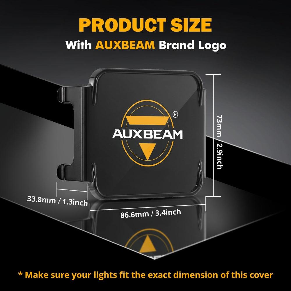 3 Inch LED Driving Light Black Cover Light Shield Cover - Auxbeam – éclairage LED auto