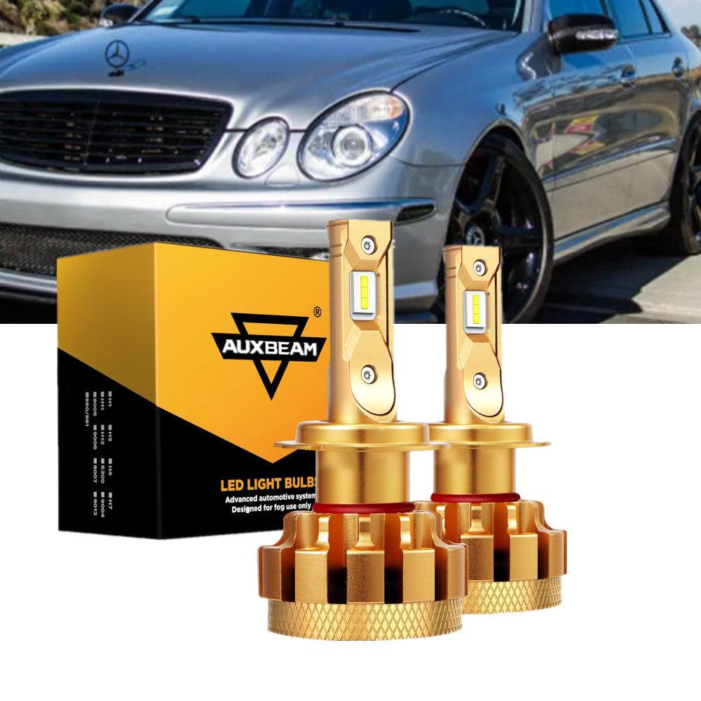 For 2001-2006 Mercedes-Benz CL55 AMG with HID headlamps LED Light Bulbs High Low Beam Bundle - Auxbeam – éclairage LED auto
