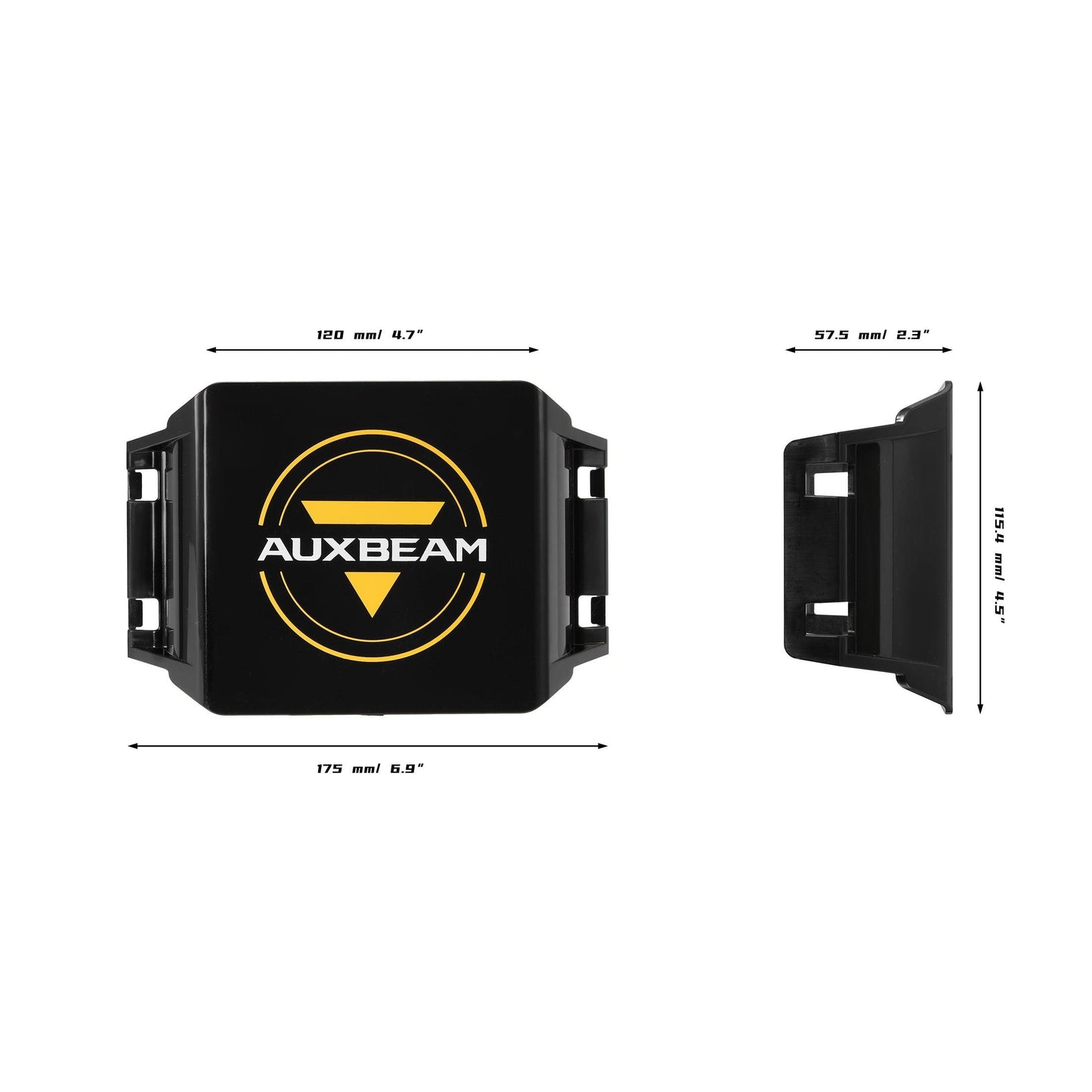 V-Max Series LED Pod Light Black Cover Light Shield Cover - Auxbeam – éclairage LED auto