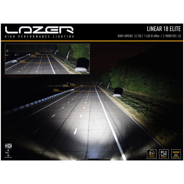 Auxiliary light kit Toyota RAV4 Plug-In Hybrid (2020+), Lazer Linear 18