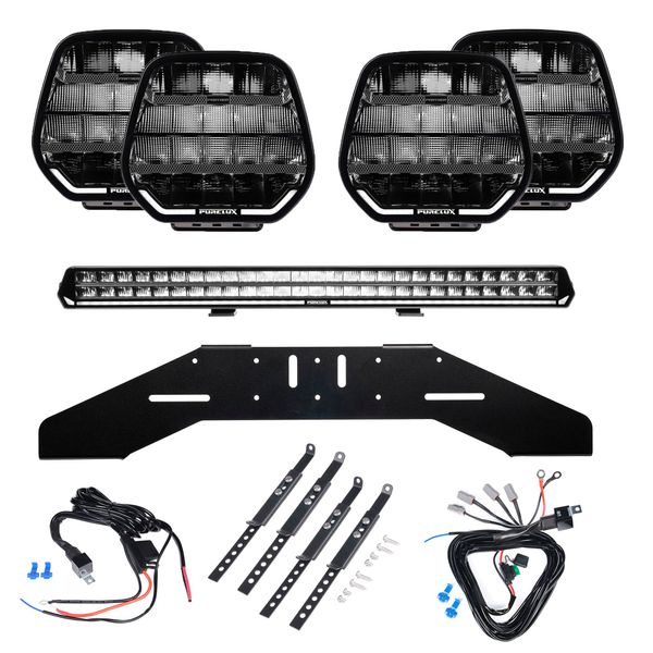 Auxiliary light kit Purelux WRC 13, 1164W / 71 000 lm