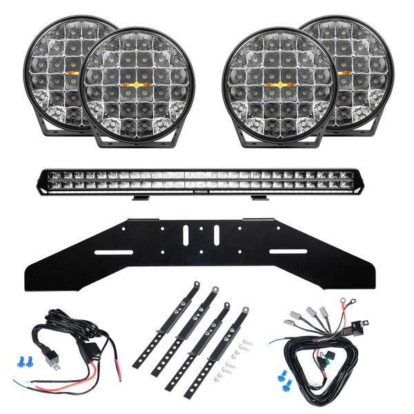 Auxiliary light kit Purelux WRC 14, 1024W / 73 000 lm