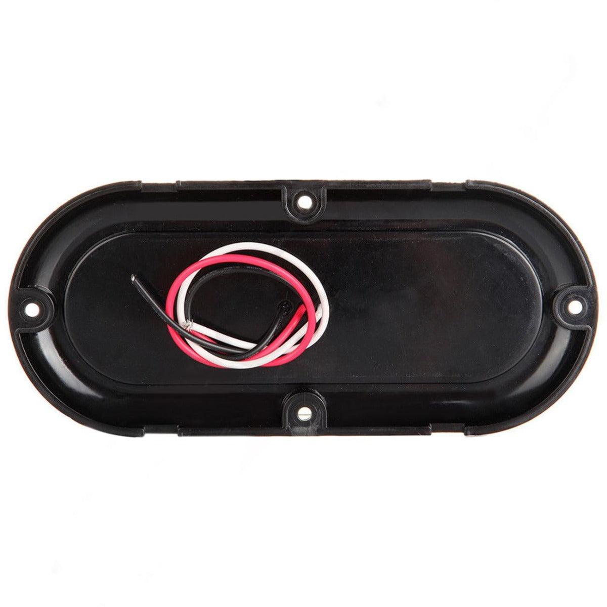 (قطعتان/مجموعة) مصابيح إشارة التوقف/الانعطاف الجانبية البيضاوية مقاس 6 بوصات