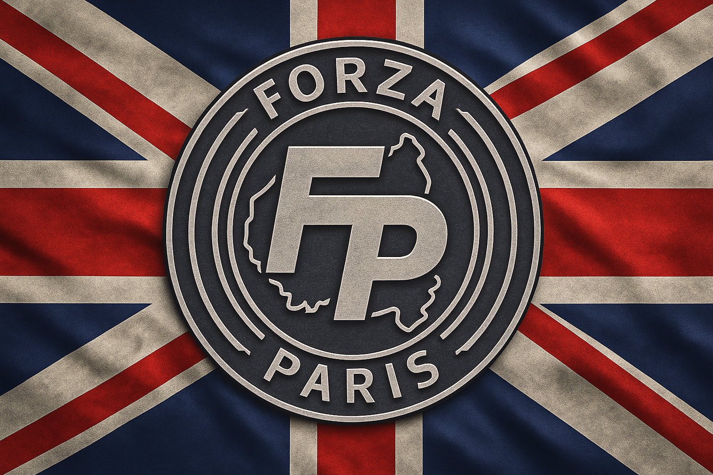 شعار فورزا باريس، النسخة البريطانية – ملصق مميز (٨×٨، ٢٠×٢٠، ٣٠×٣٠ سم)
