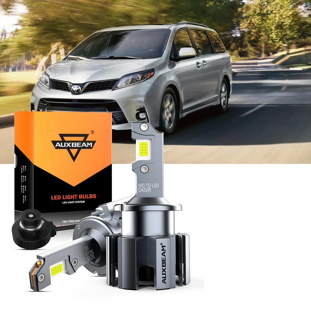 For 2020 Toyota Sienna 9005 D4S LED Headlight Bulbs Bundle - Auxbeam  – éclairage LED auto