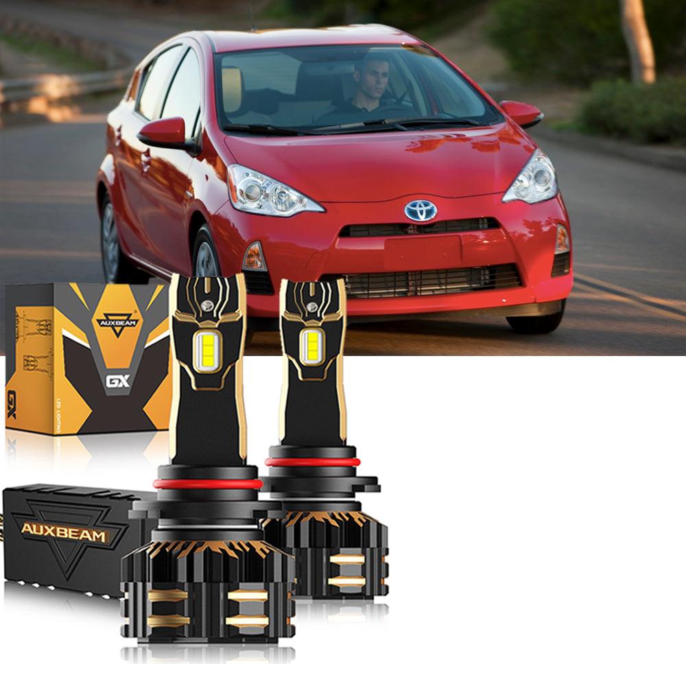 For 2012-2014 Toyota Prius C 9005 H11 LED Headlight Bulbs Bundle 