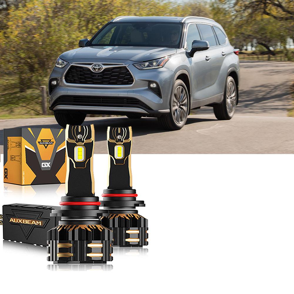 مجموعة مصابيح أمامية LED H11 9005 لسيارة تويوتا هايلاندر 2014-2020