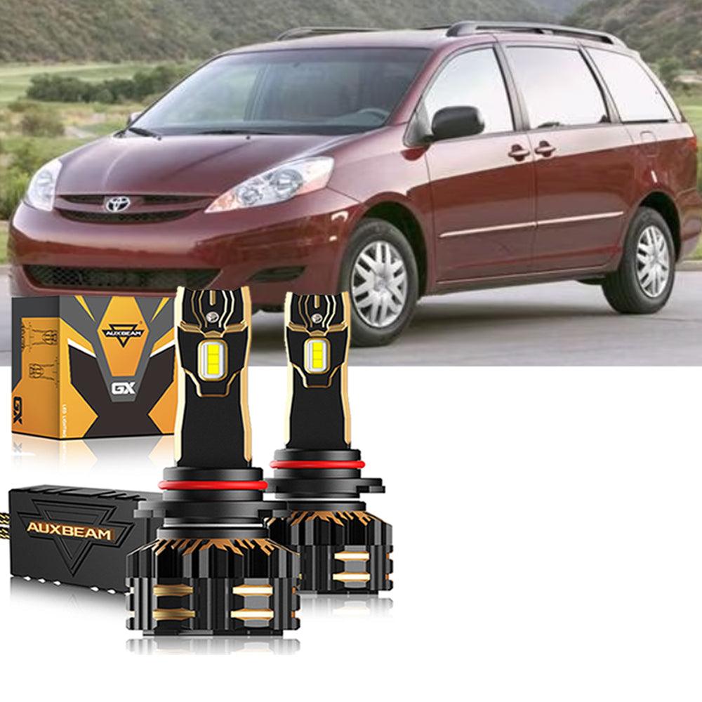 مجموعة مصابيح أمامية LED 9005 D2S لسيارة تويوتا سيينا موديلات 2006-2010 