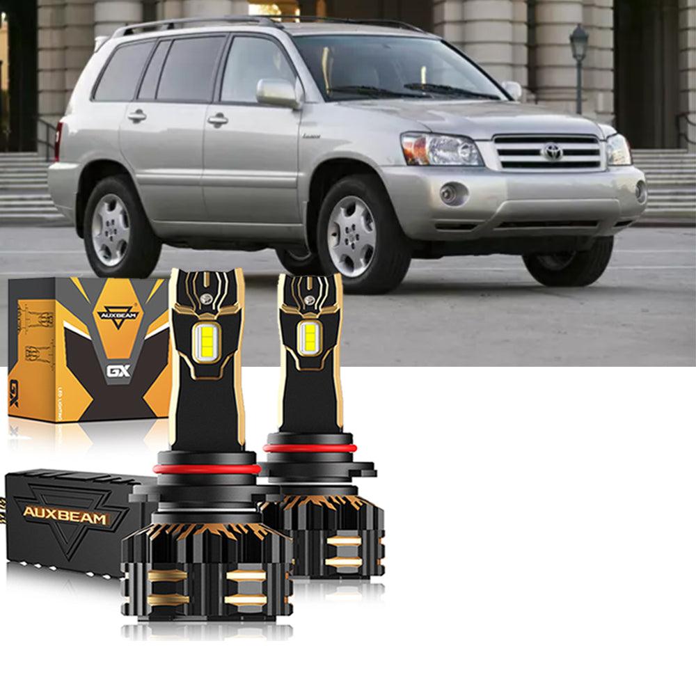 For 2004-2007 Toyota Highlander 9005 9006 LED Headlight Bulbs Bundle - Auxbeam  – éclairage LED auto