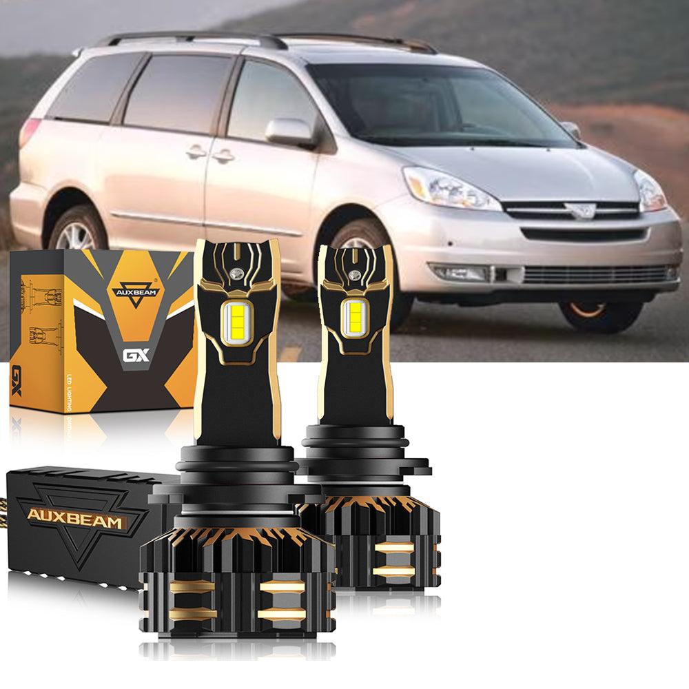 For 2004-2005 Toyota Sienna 9005 9006 LED Headlight Bulbs Bundle - Auxbeam  – éclairage LED auto
