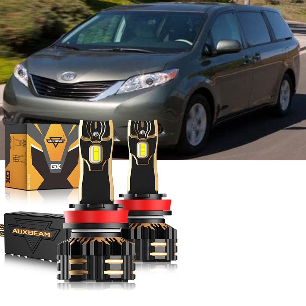 For 2011-2019 Toyota Sienna 9005 H11 LED Headlight Bulbs Bundle - Auxbeam  – éclairage LED auto