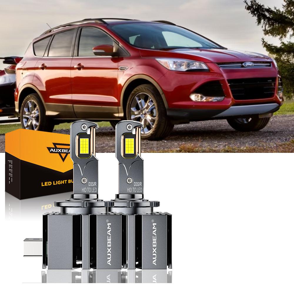 For 2013-2016 Ford Escape H1 D3S LED Headlight Bulbs Bundle with HID Headlamps - Auxbeam  – éclairage LED auto