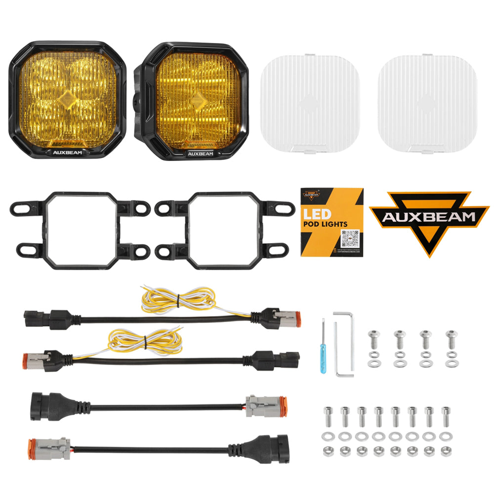 Color Play Series 3 Inch LED Fog Light Kit For Lexus