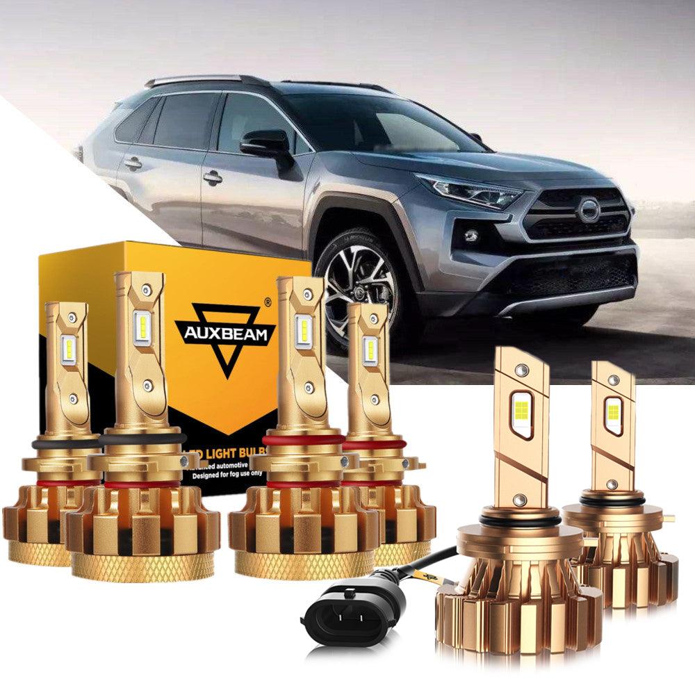 For 2000 Toyota RAV4 F-16 Plus Series Built-in Canbus Automotive Grade 14000LM LED Light Bulbs High Low Beam Bundle - Auxbeam  – éclairage LED auto