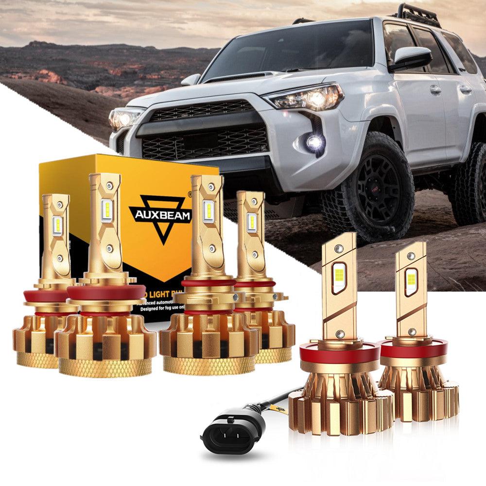 For 2010-2020 Toyota 4Runner F-16 Plus Series Built-in Canbus Automotive Grade 14000LM LED Light Bulbs High Low Beam Bundle - Auxbeam  – éclairage LED auto
