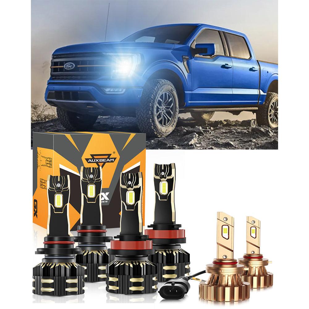 For 2015-2020 Ford F-150 9005 H11 LED Headlight Bulbs Bundle - Auxbeam  – éclairage LED auto