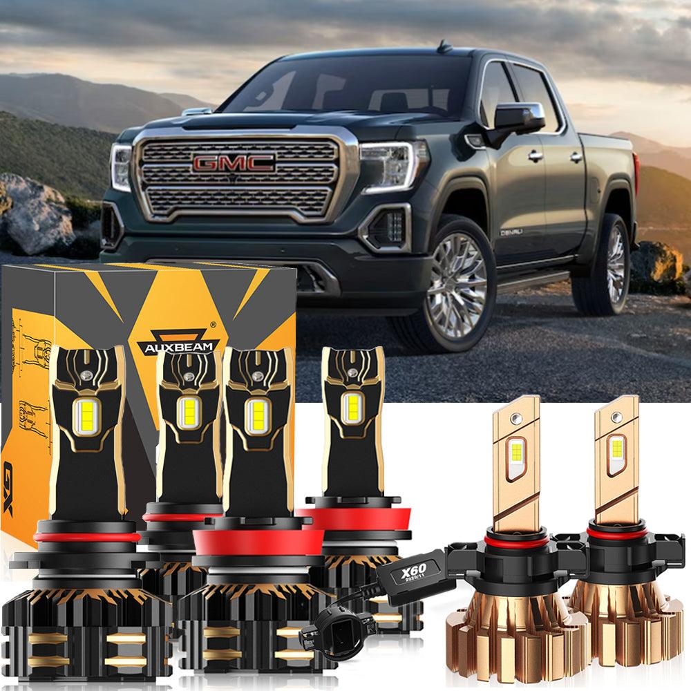 For 2008-2013 GMC Sierra 1500 9005 H11 LED Headlight Bulbs Bundle - Auxbeam  – éclairage LED auto