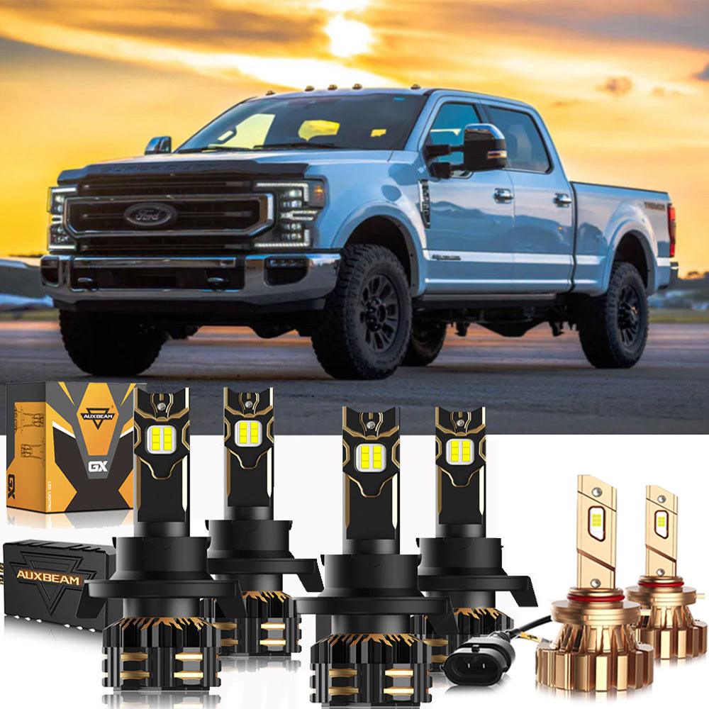 For 2020 Ford F-250 Super Duty  H13 LED Headlight Bulbs Bundle - Auxbeam  – éclairage LED auto