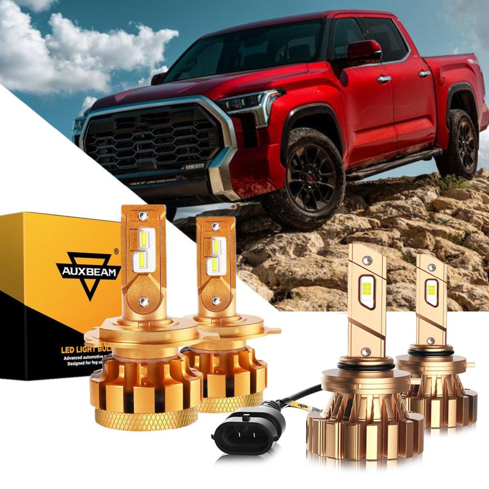 For 2000-2006 Toyota Tundra F-16 Plus Series Built-in Canbus Automotive Grade 14000LM LED Light Bulbs High Low Beam Bundle - Auxbeam  – éclairage LED auto