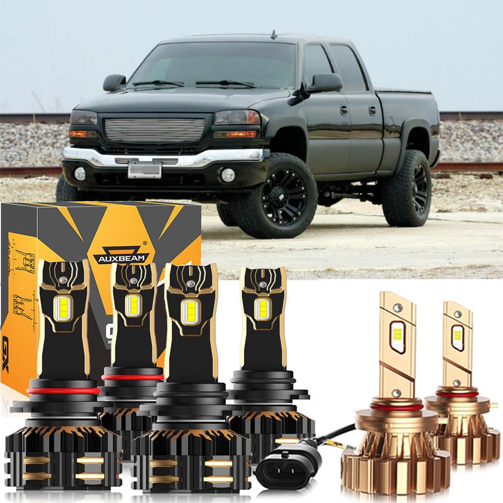 For 2007 GMC Sierra 2500 HD Classic 9005 9006 LED Headlight Bulbs - Auxbeam  – éclairage LED auto