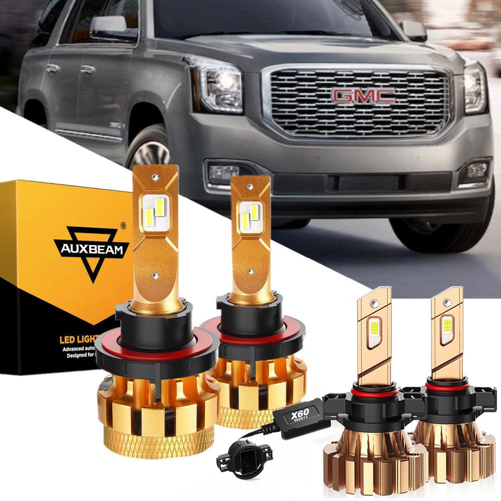 For 2007-2014 Yukon XL 1500 F-16 Plus Series Built-in Canbus Automotive Grade 14000LM LED Light Bulbs High Low Beam Bundle - Auxbeam  – éclairage LED auto