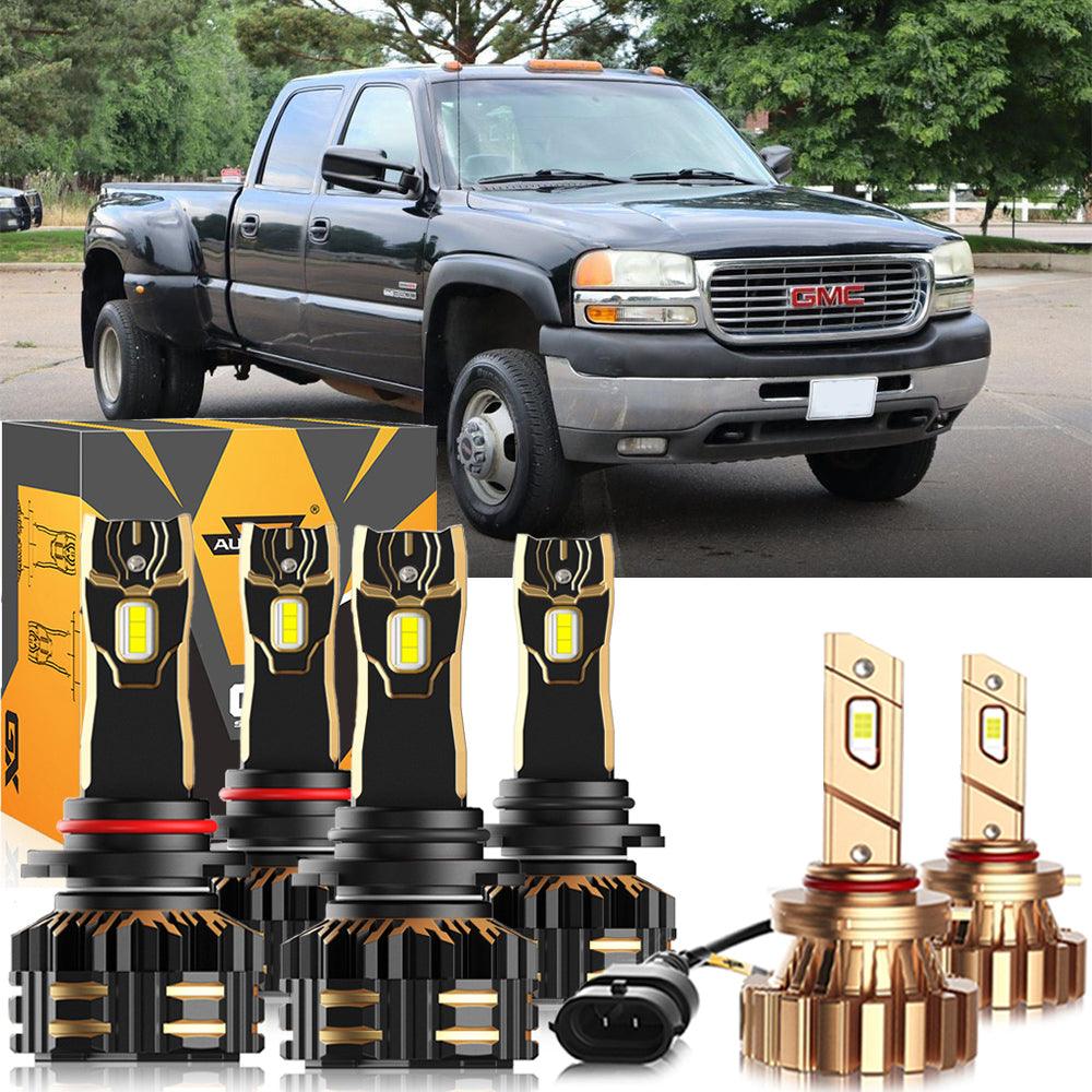For 2003-2006 GMC Sierra 3500 9005 9006 LED Headlight Bulbs Bundle - Auxbeam  – éclairage LED auto