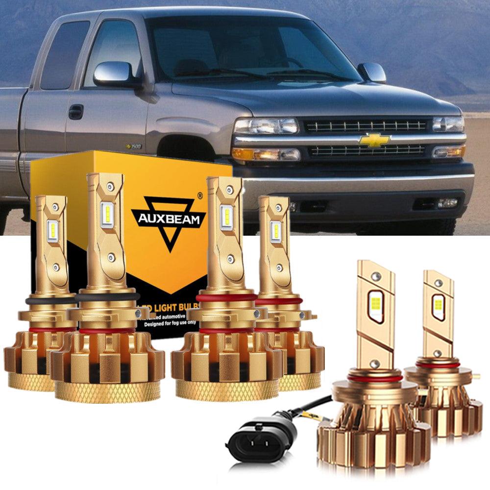 For 2003-2006 Chevrolet Silverado 1500 F-16 Plus Series Built-in Canbus Automotive Grade 14000LM LED Light Bulbs High Low Beam Bundle - Auxbeam  – éclairage LED auto