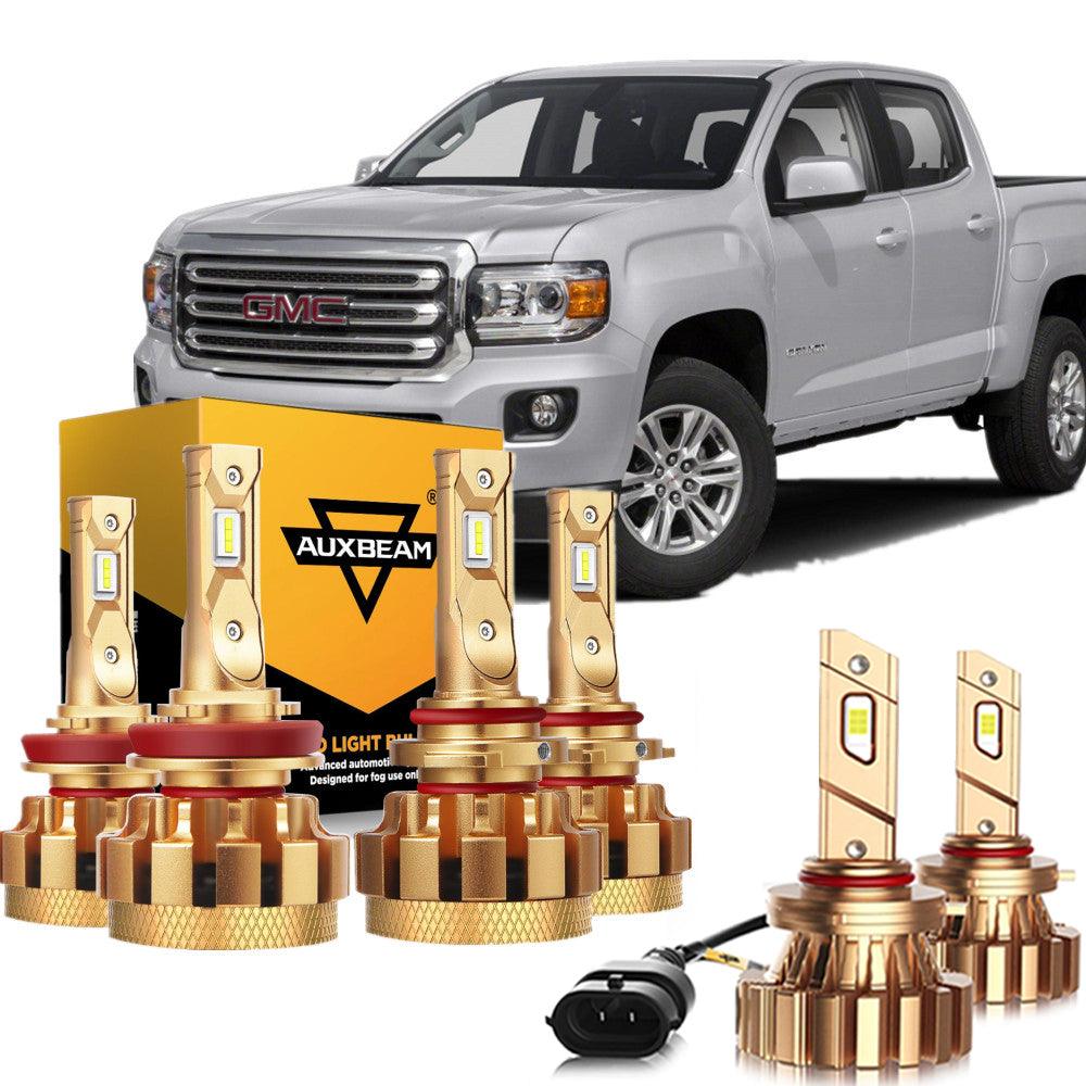 For 2015-2019 GMC Canyon F-16 Plus Series Built-in Canbus Automotive Grade 14000LM LED Light Bulbs High Low Beam Bundle - Auxbeam  – éclairage LED auto