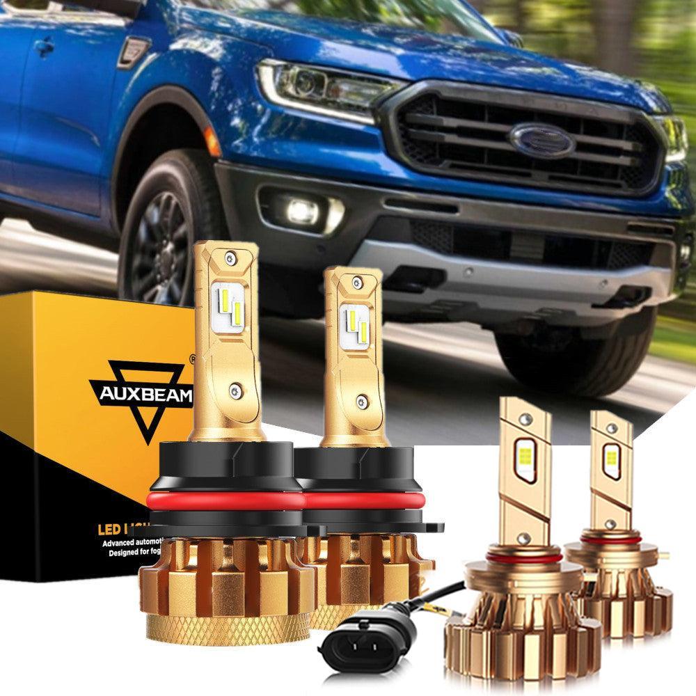 لسيارات فورد رينجر F-16 Plus Series 9007 موديلات 2000-2011، مصابيح LED مدمجة من Canbus من الدرجة الأولى، 14000 لومن، حزمة شعاع منخفض عالي