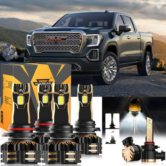 For 2007 GMC Sierra 1500 HD Classic 9005 9006 LED Headlight Bulbs Bundle - Auxbeam  – éclairage LED auto
