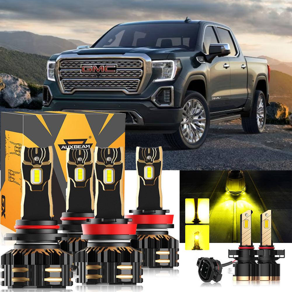 For 2008-2013 GMC Sierra 1500 9005 H11 LED Headlight Bulbs Bundle - Auxbeam  – éclairage LED auto
