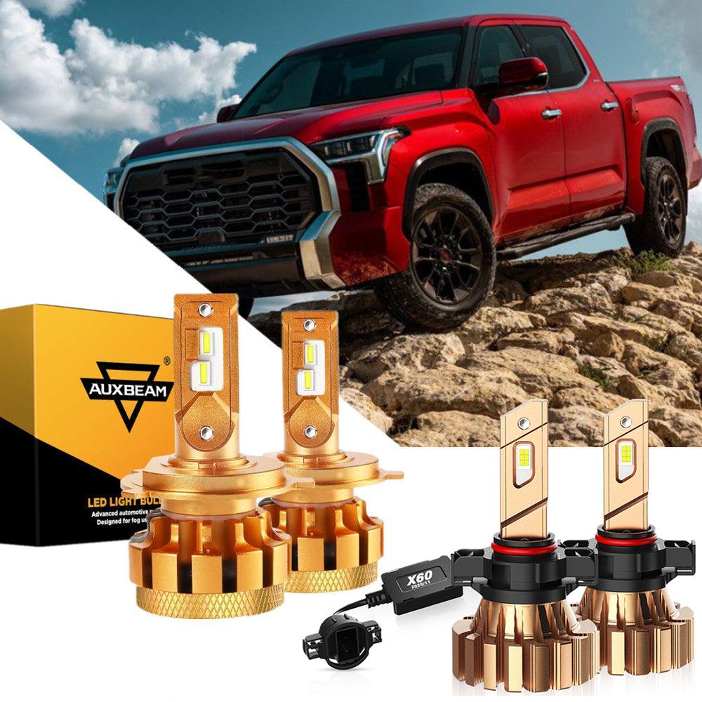 For 2014-2020 Toyota Tundra F-16 Plus Series Built-in Canbus Automotive Grade 14000LM LED Light Bulbs High Low Beam Bundle - Auxbeam  – éclairage LED auto