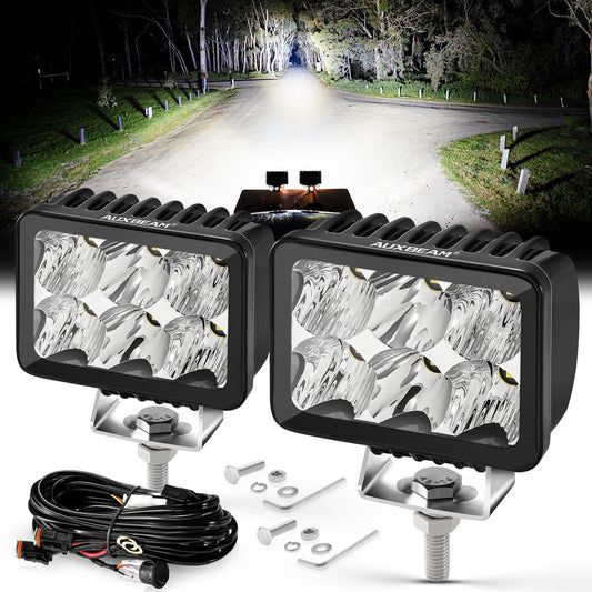3 Inch 60W 7200LM Combo Beam LED Driving Lights Off Road Lights - Auxbeam  – éclairage LED auto