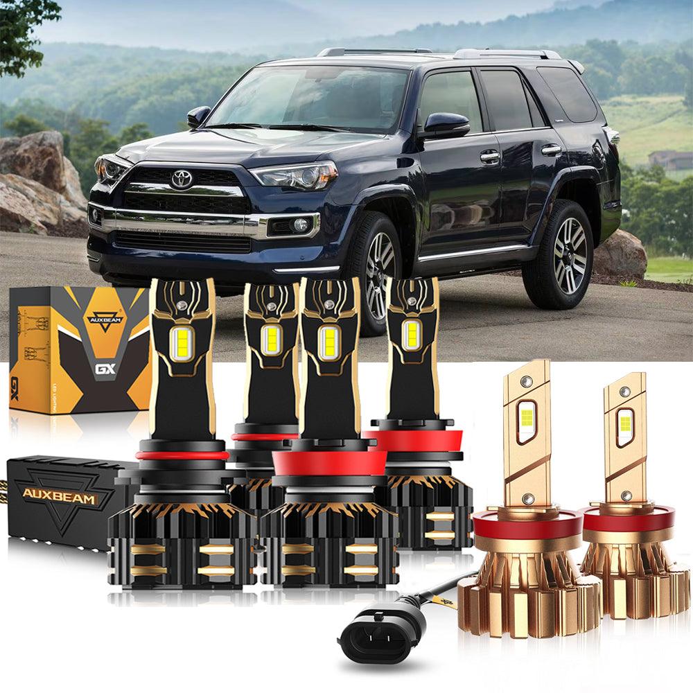 For 2010-2020 Toyota 4Runner 9005 H11 LED Headlight Bulbs Bundle - Auxbeam  – éclairage LED auto