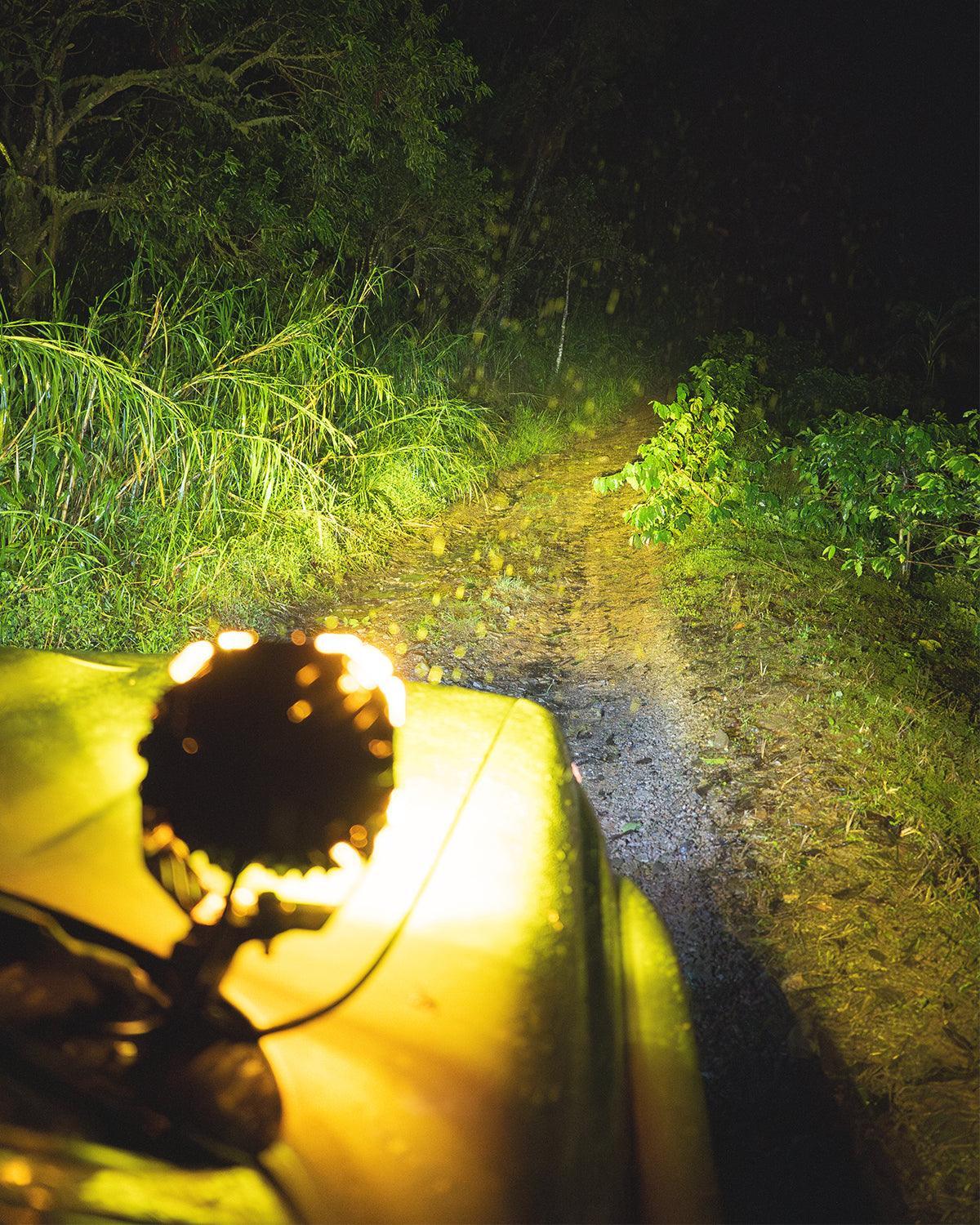 CUBE-Z Series 4 Inch LED Pod Lights Off Road Lights with White DRL & Amber Turn Signal Lights