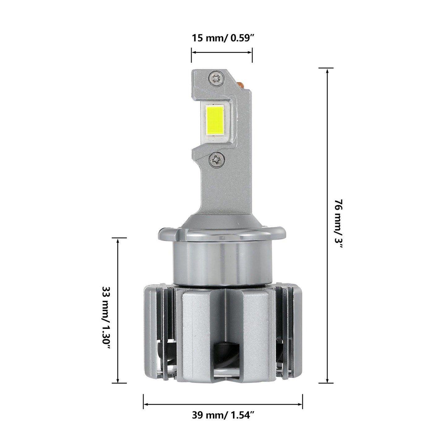 For 2005-2009 Mercedes-Benz SLR McLaren with HID headlamps LED Light Bulbs High Low Beam Bundle - Auxbeam  – éclairage LED auto