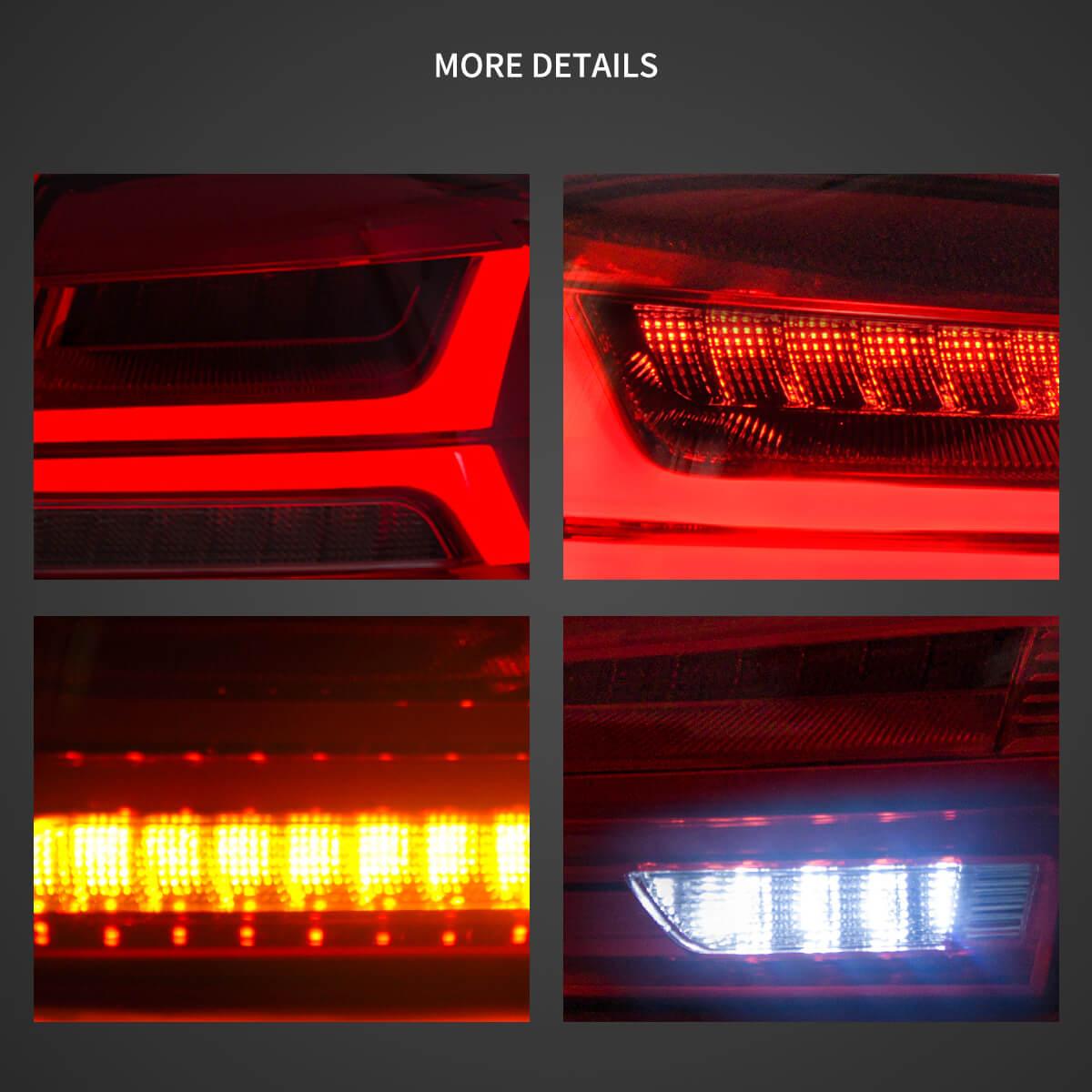 LED Tail Light Assembly With Sequential Turn Signal For 2008-2017 Mitsubishi Lancer &amp; EVO