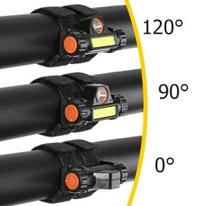 مصباح قبة داخلي UTV مع حامل قفص قضيب دوار عالمي + مجموعة إضاءة صخور LED RGB لـ Polaris و Can-Am و UTV و ATV ومركبات الطرق الوعرة