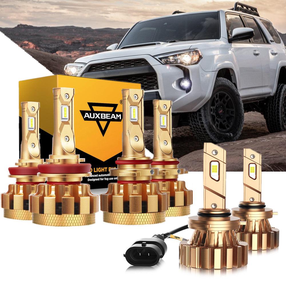 For 2006-2009 Toyota 4Runner F-16 Plus Series Built-in Canbus Automotive Grade 14000LM LED Light Bulbs High Low Beam Bundle - Auxbeam  – éclairage LED auto