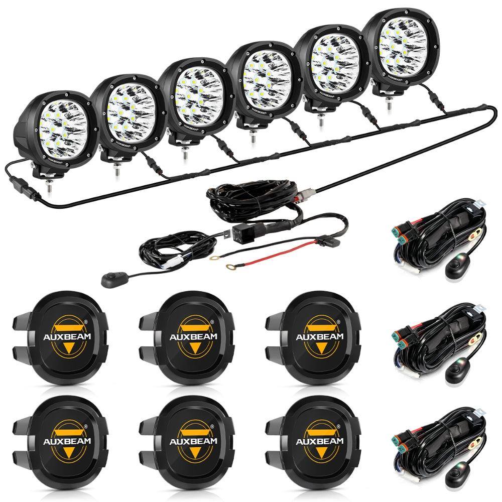P4 Series | 4 Inch 90W Round LED Driving Lights Spot White Pod Lights 