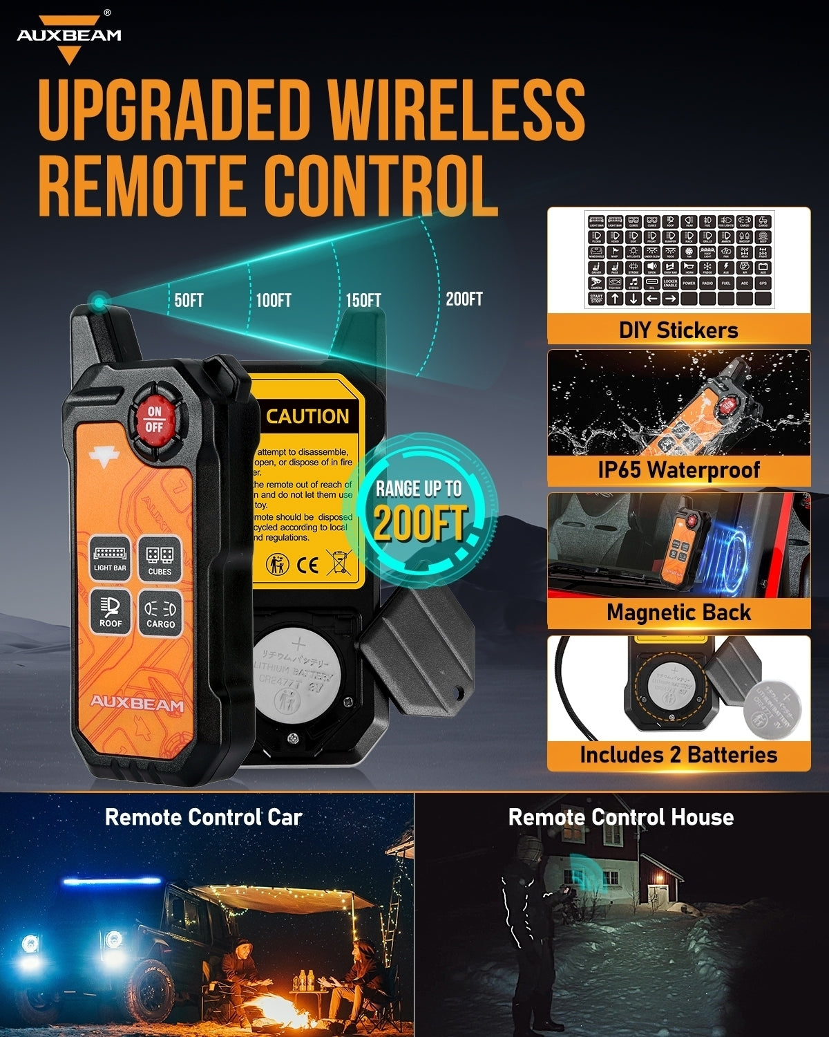 جهاز تحكم عن بعد لاسلكي رباعي النطاق مخصص للوحة التبديل AS-400